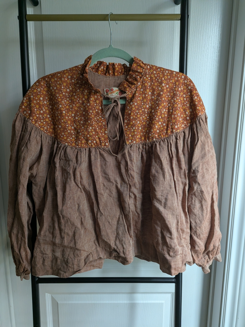 Honeybea Boho Peasant Top